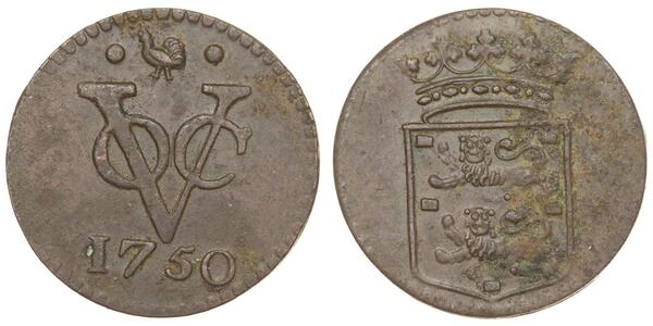 1 Duit Netherlands Copper 
