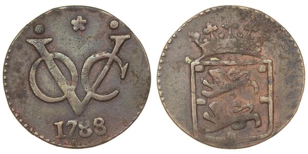 1 Duit Netherlands Copper 
