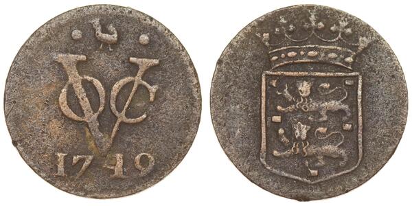 1 Duit Netherlands Copper 