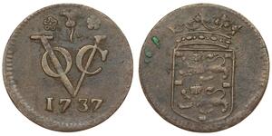 1 Duit Pays-Bas Cuivre 