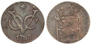 1 Duit Pays-Bas Cuivre 