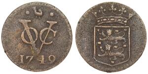 1 Duit Pays-Bas Cuivre 