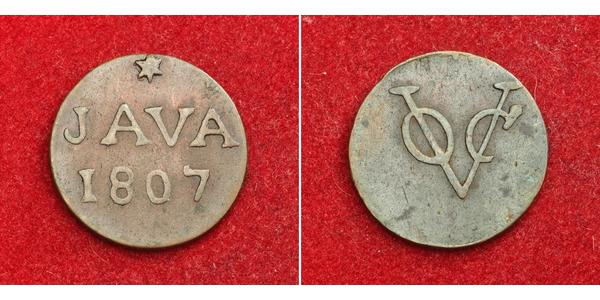 1 Duit Indonesien / Niederlande Kupfer 