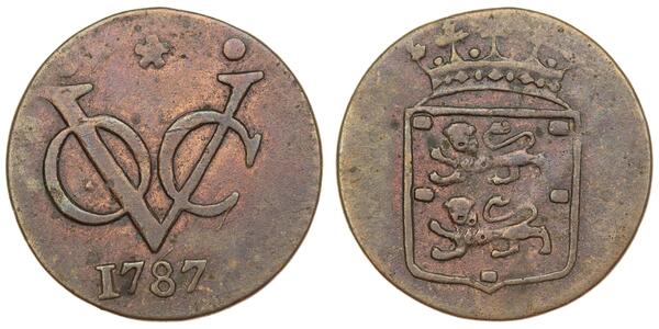 1 Duit Niederlande Kupfer 