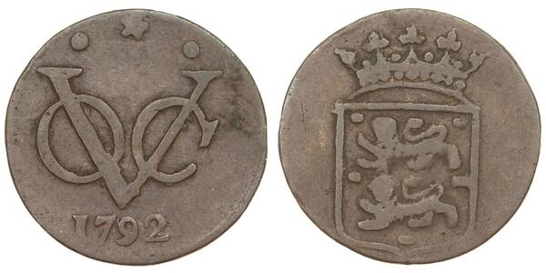 1 Duit Niederlande Kupfer 