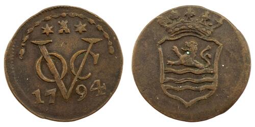 1 Duit Repubblica delle Sette Province Unite (1581 - 1795) Rame 