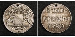 1 Duit Netherlands Silver 