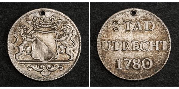 1 Duit Netherlands Silver 