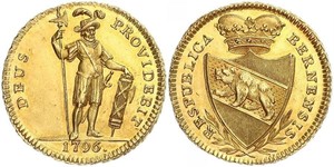 1 Duplone Schweiz Gold 