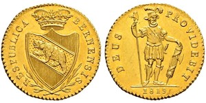 1 Duplone Schweiz Gold 