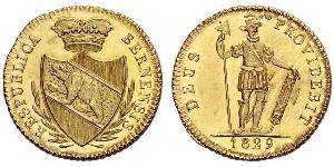 1 Duplone Schweiz Gold 