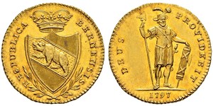 1 Duplone Schweiz Gold 