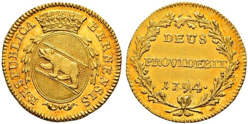 1 Duplone Schweiz Gold 