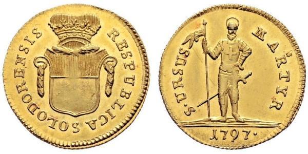 1 Duplone Schweiz Gold 
