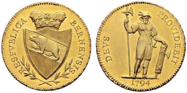 1 Duplone Schweiz Gold 