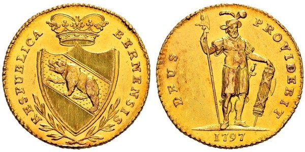 1 Duplone Schweiz Gold 