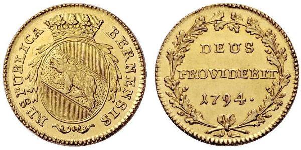 1 Duplone Schweiz Gold 