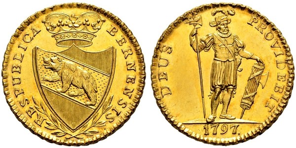 1 Duplone Schweiz Gold 