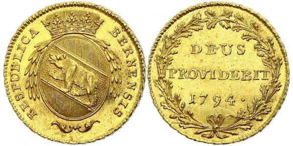 1 Duplone Schweiz Gold 