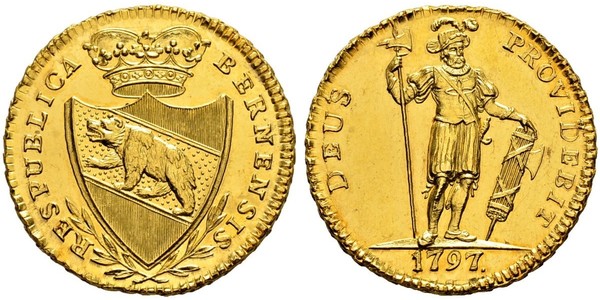 1 Duplone Schweiz Gold 