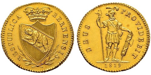 1 Duplone Switzerland Gold 