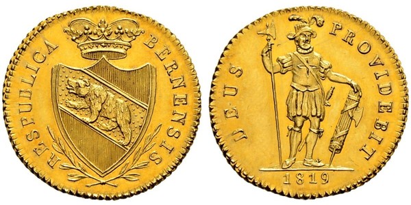 1 Duplone Switzerland Gold 