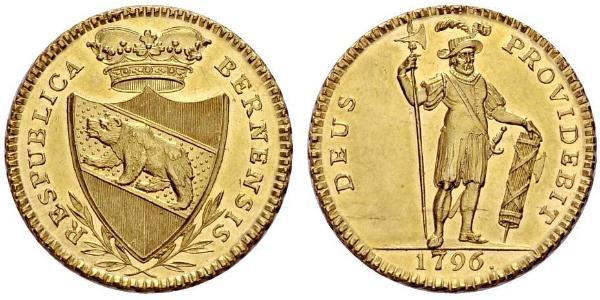 1 Duplone Switzerland Gold 