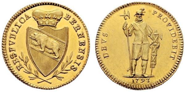 1 Duplone Switzerland Gold 