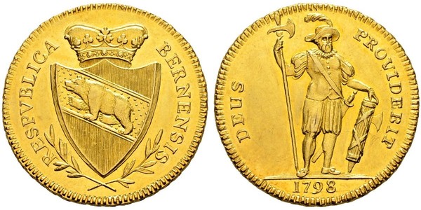 1 Duplone Switzerland Gold 