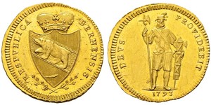 1 Duplone Svizzera Oro 