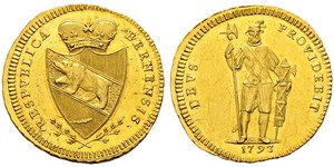 1 Duplone Svizzera Oro 