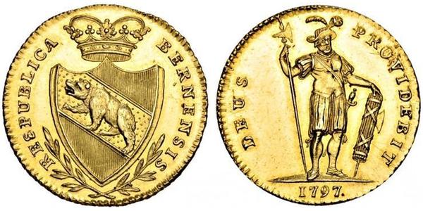 1 Duplone Svizzera Oro 