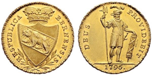 1 Duplone Svizzera Oro 