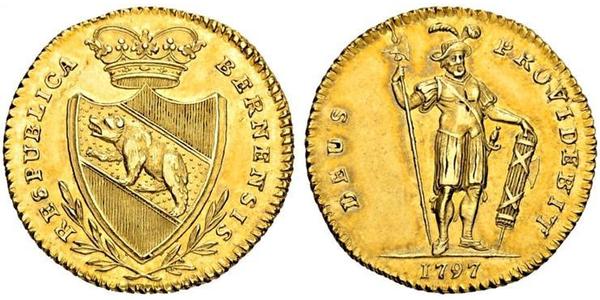 1 Duplone Svizzera Oro 