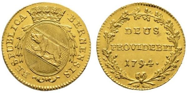 1 Duplone Svizzera Oro 