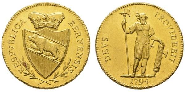 1 Duplone Svizzera Oro 