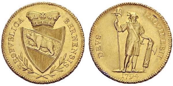 1 Duplone Svizzera Oro 