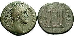 1 Dupondius Roman Empire (27BC-395) Bronze Antoninus Pius  (86-161)