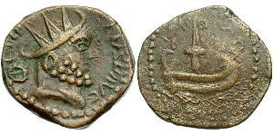 1 Dupondius Gallic Empire (260-274) 青铜 Postumus (260-268)