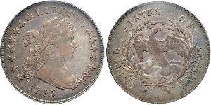 1 Dólar Estados Unidos de América (1776 - ) Cobre/Plata Anne Willing Bingham (1764-1801)