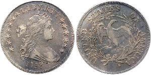 1 Dólar Estados Unidos de América (1776 - ) Cobre/Plata Anne Willing Bingham (1764-1801)