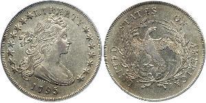 1 Dólar Estados Unidos de América (1776 - ) Cobre/Plata Anne Willing Bingham (1764-1801)