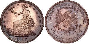 1 Dólar Estados Unidos de América (1776 - ) Cobre/Plata 