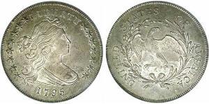 1 Dólar Estados Unidos de América (1776 - ) Cobre/Plata Anne Willing Bingham (1764-1801)