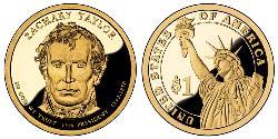 1 Dólar Estados Unidos de América (1776 - ) Cobre/Zinc 