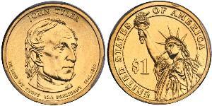 1 Dólar Estados Unidos de América (1776 - ) Cobre/Zinc 