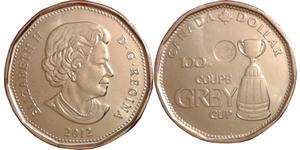 1 Dólar Canadá Latón Isabel II (1926-2022)