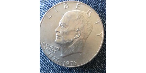 1 Dólar Estados Unidos de América (1776 - ) Níquel/Cobre Dwight D. Eisenhower (1890-1969)