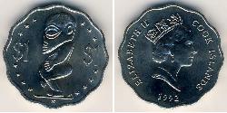 1 Dólar Islas Cook Níquel/Cobre 