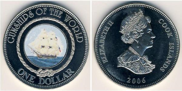 1 Dólar Islas Cook Níquel/Cobre 